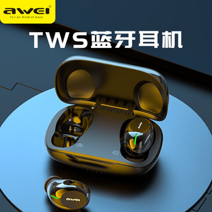 Awei/用维 T20入耳式蓝牙耳机HIFI立体声双耳TWS真无线迷你隐藏式