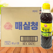 整箱韩国进口不倒翁青梅汁浓缩汁酸甜奶茶，调味果汁660ml*12瓶