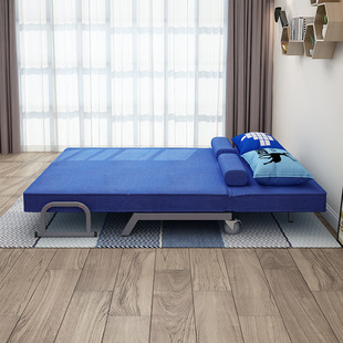折叠沙发床 小户型现代简约1.2 1.5米懒人休息书房单双人布艺沙发