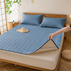 类原棉防水防污床垫床褥子，用双人铺底1.8米*2米保护垫薄款-蓝120
