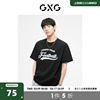 GXG奥莱23年夏创意发泡立体字母印花宽松休闲短袖T恤男