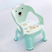 婴儿童宝宝叫叫靠背座椅吃饭桌，餐椅子卡通塑料凳子扶手吃饭小板凳
