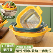 不锈钢厨房洗菜沥水篮漏盆家用菜盆米盆洗米筛洗菜篮子水果篮