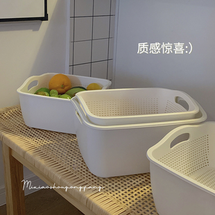 洗菜盆沥水篮厨房双层塑料篮子洗水果神器菜盆滤水篮水果盘家用