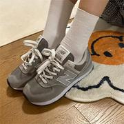 NEW BALANCE NB男女同款574系列经典运动反光休闲跑步鞋ML574EVG