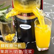 榨水果橙汁蔬菜电动榨汁机，大功率自动多功能，蔬果榨汁原汁渣汁分离
