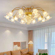 现代水晶圆形客厅简约书房卧室时尚家用节能LED灯饰吸顶灯具