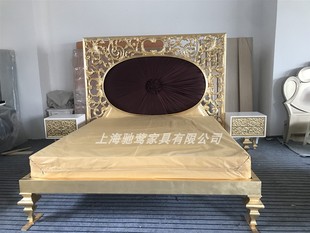 新古典双人床欧式奢华实木雕花1.8米2米婚床大户型主卧法式宫廷床