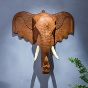 泰国大象头壁饰东南亚餐厅创意，壁挂客厅玄关，电视背景墙装饰品挂件