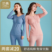 月子服春秋冬季纯棉孕妇睡衣怀孕期产后哺乳喂奶3家居服9月份10