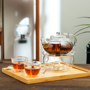 一屋窑防掉盖加厚玻璃，耐高温茶具耐热花，茶壶泡茶壶沏茶玻璃壶
