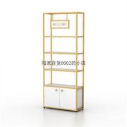现货金色化妆品展示柜陈列柜美甲置物架美容院产品架子展示架货架