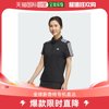 日本直邮adidas Golf 女士HEAT RDY三条纹半袖高弹力衬衫 适合高