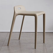 时尚创意塑料凳子现代简约家用加厚靠背椅餐凳等位椅子高凳子艺家