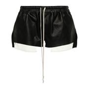 RICK OWENS Fox Boxers leather shorts