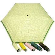 台湾彩虹屋防紫外线遮阳伞，女神晴雨两用黑胶，防晒降温三折叠太阳伞