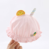 新生婴儿遮阳帽夏季薄款防晒太阳帽子可调节纯棉初生男女宝宝胎帽