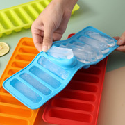 硅胶儿童辅食手指香肠模具长条，热狗烘焙模具冰格10连硅胶饼干模