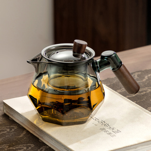 玻璃茶壶耐高温泡茶壶家用茶水分离煮茶壶单壶办公室泡花茶具套装