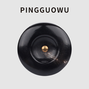 PINGGUOWU 天然真牛角铜脚纽扣中式棉麻衬衫扣毛衣开衫钮扣旗袍扣