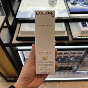 清爽型lancome兰蔻uv小白管轻透水漾防晒霜spf50防晒乳50ml