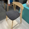 宜家 汉索拉 椅子带软垫竹子黑色椅垫北欧简约实木餐椅学习椅