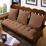 实木沙发垫木头中式红实木冬季加厚防滑坐垫三人座通用飘窗垫订做