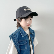 儿童帽子春秋款，2-7岁男孩鸭舌帽男童，夏季韩版遮阳棒球帽2024