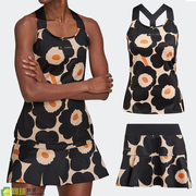 阿迪达斯网球服女22年运动速干背心，网球裙套装gt5999gt6002