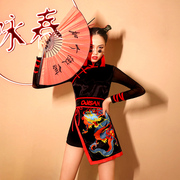 中国风嘻哈街舞套装女现代舞ds演出服jazz跳舞衣服性感爵士舞服装