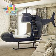 创艺城堡儿童家具定制亲子主题酒店飞机床个性男孩单人床女孩床