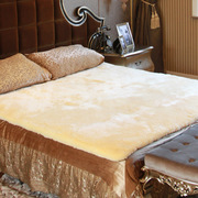 奥林澳洲皮毛一体床垫加厚高密度加厚羊毛床褥商务高端贝贝毯