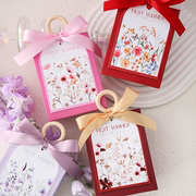 喜糖盒结婚糖盒高级感婚礼，小众创意定制订婚精致手提新中式喜礼盒