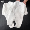 新生婴儿和尚服0-3月初生宝宝，爬服连体衣服，纯棉夹薄棉内衣秋冬装