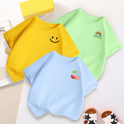 男女童短袖t恤夏季宝宝，纯棉亲子装夏装母女孩半袖上衣服儿童