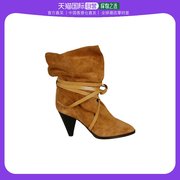 香港直邮Isabel Marant 高跟尖头短靴 BO087322E027S棕色