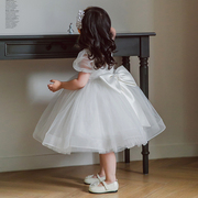女童小花童婚纱周岁生日晚礼服儿童，公主裙蓬蓬，主持钢琴表演出服装