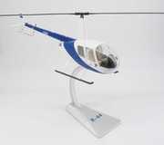 高档高档罗宾逊r44直升机，模型合金r44原机型模型，仿真民用直升机模