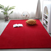 红色超柔毛绒地毯婚庆结婚布置卧室客厅满铺婚房装饰床前床边地毯
