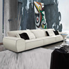 梵达极简真皮沙发组合直排位，大户型头层牛皮，现代简约意式客厅家具