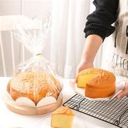 戚风蛋糕包装袋6寸8寸蛋糕点心面包吐司烘焙透明袋子西点包装盒