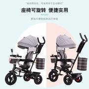 厂儿童脚踏车三轮车1到3岁6岁宝宝，手推车轻便可折叠男女骑行自行