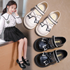 儿童鞋女童皮鞋韩版英伦风时尚，软底公主鞋中大童黑色小学生演出鞋