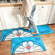 卡通厨房地垫家用防水防滑脚垫防油地毯可擦免洗长条进门垫子