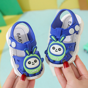 幼童凉鞋夏季0-3岁婴幼儿男女，宝宝防滑软底，可水洗包头学步鞋胶鞋