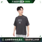 日潮跑腿newbalance(男式)短袖t恤男式黑色1000图案t恤