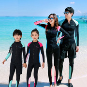 家庭装泳衣母女款潜水服情侣泳装沙滩度假亲子装冲浪父子泳衣儿童