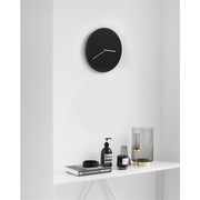 Steel Wall Clock北欧金B属极简时钟纯黑挂钟设计师原创创意性冷