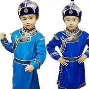 l蒙古男童袍，民族服装日常儿款小男孩童，演出服蒙古族服饰