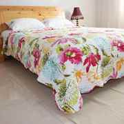 田园生活绗缝被床单床盖床垫单件夹棉被子可铺沙发多用途床上用品
